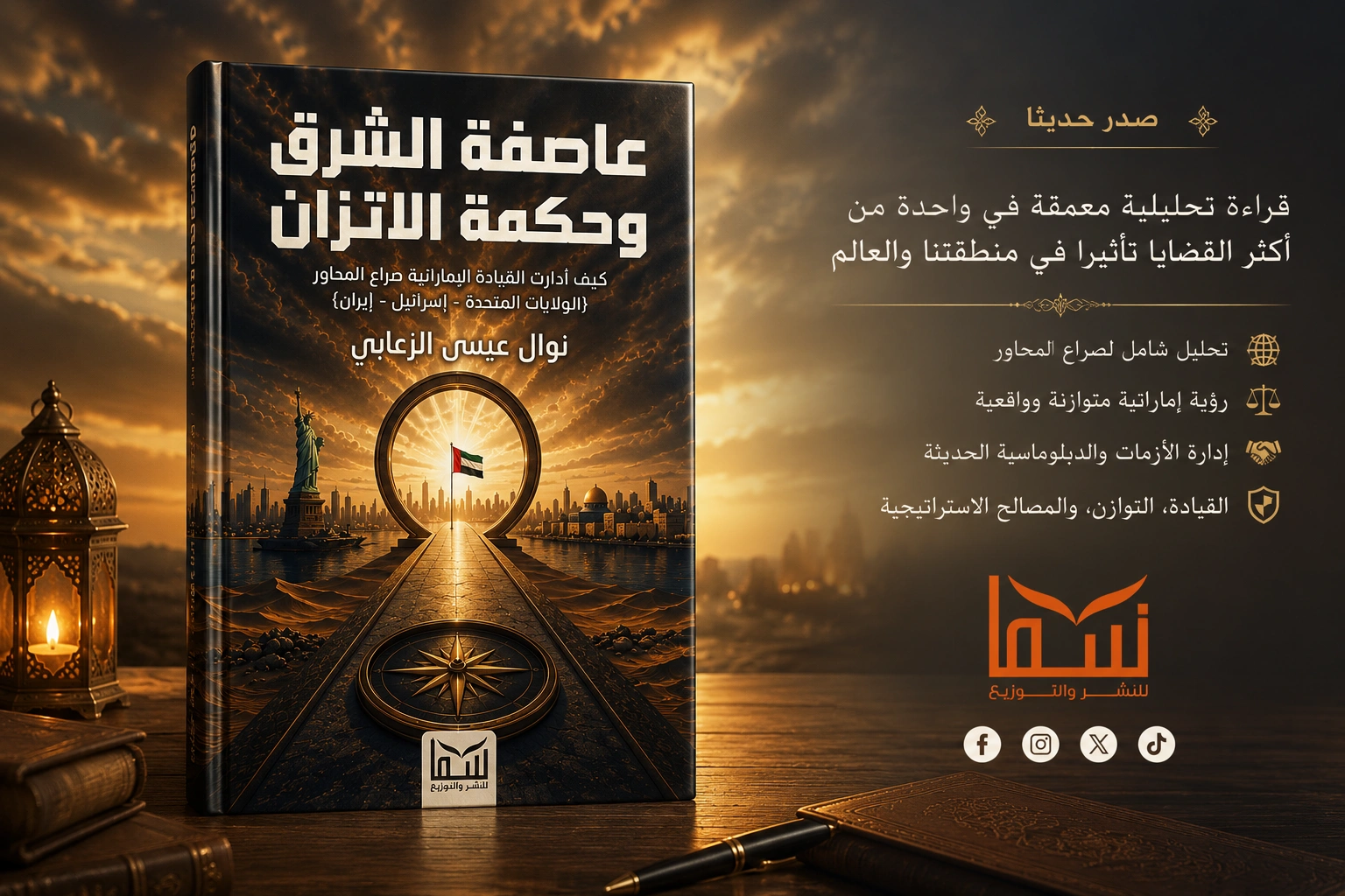 كتاب عاصفة الشرق وحكمة الاتزان - نوال عيسى الزعابي